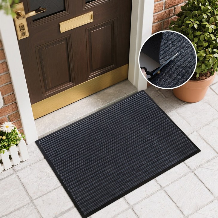 도어매트 논슬립 패드 1개, 블랙, 1개