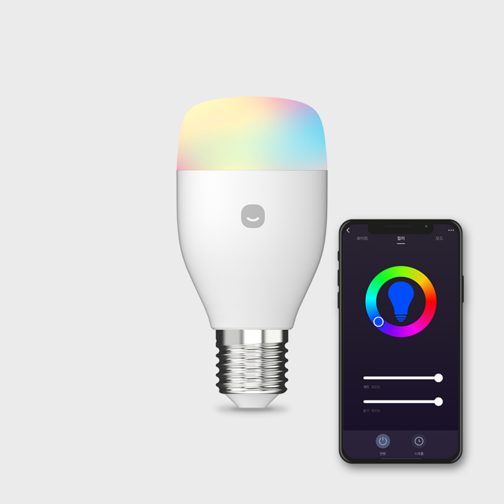 헤이홈 스마트 DIY 조명 스마트폰 원격제어 컬러, 4개, 기타색