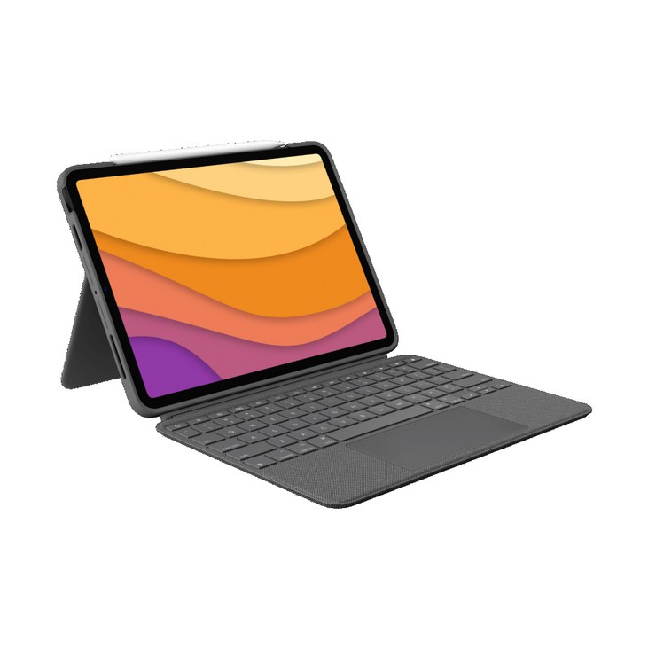로지텍 Combo Touch 백라이트 키보드 태블릿 케이스 YU0047, 단일색상