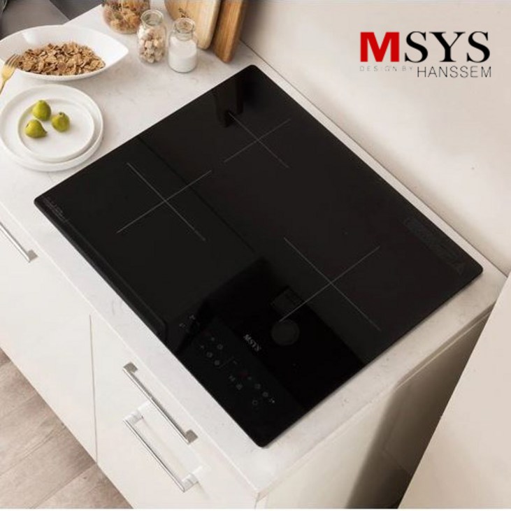 한샘 MSYS 인덕션 3구 전기쿡탑 빌트인 스마트 전기레인지 CTBMSF510E