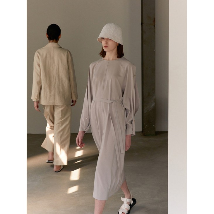 MOHAN TWS BUTTON CREPE DRESS2 COLOR MOHAN TWS BUTTON CREPE DRESS2 COLOR