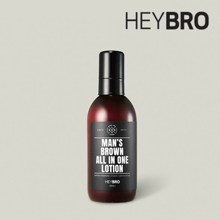 헤이브로 공식몰, 맨즈브라운 남자 올인원로션 고함량 비피다  200ml 대용량