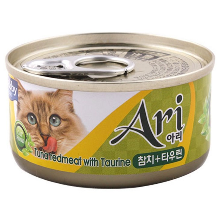 테비토퍼 아리 고양이 간식캔 생선 80g