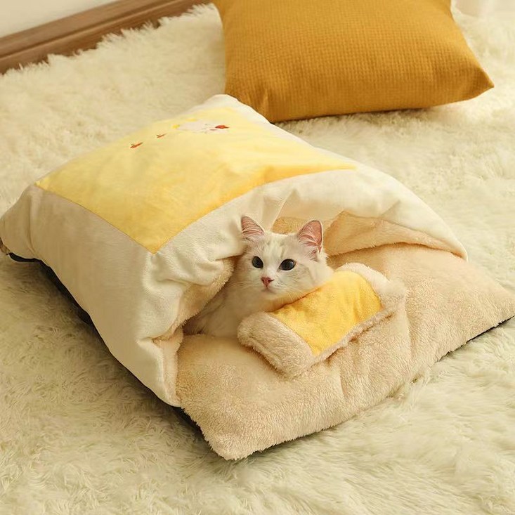 고양이 강아지 겨울 따뜻한 부드러운 방한 이불 침대 하우스 침낭 쿠션 고양이 강아지 겨울 따뜻한 부드러운 방한 이불 침대 하우스 침낭 쿠션