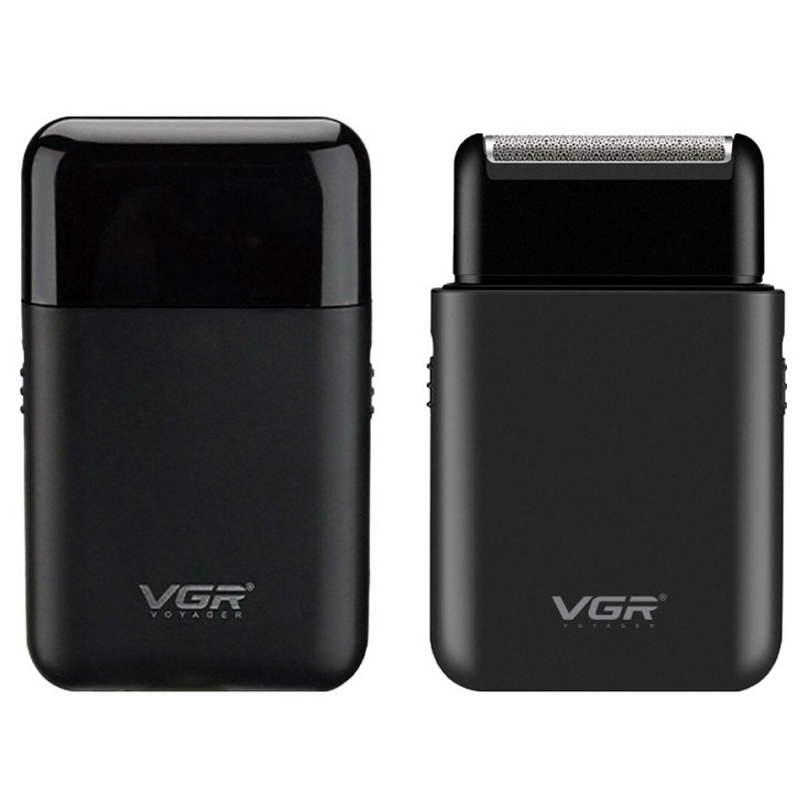 VGR 남성용 휴대용 충전식 미니 전기면도기