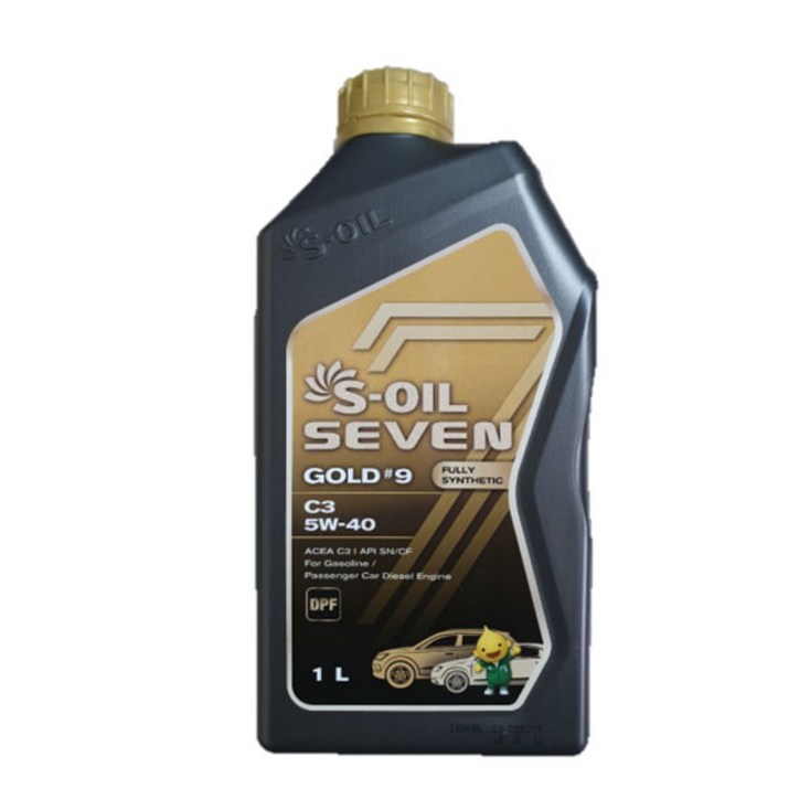 에스오일 세븐골드 S-OIL 7 Gold 5W40 1L 100% 합성 엔진오일 - 투데이밈
