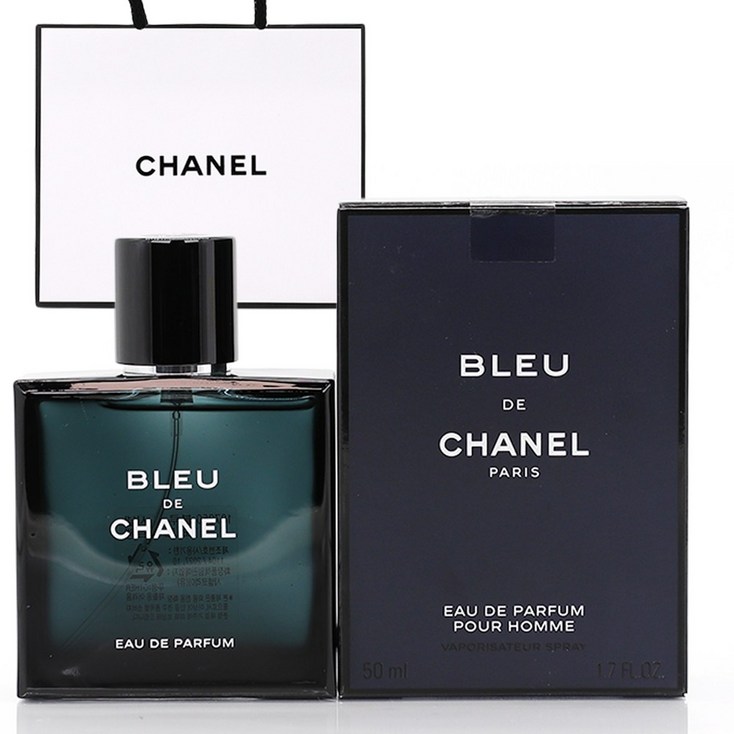 정식 한글라벨 백화점제품 블루 드 샤넬 오 드 빠르펭, 쇼핑백동봉