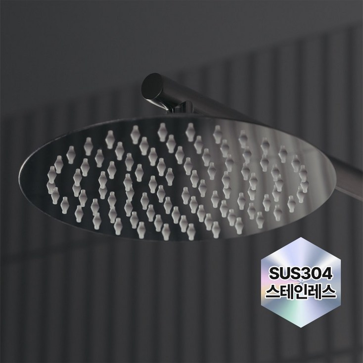 304 스테인리스 호텔식 해바라기 샤워기 헤드, 원형 샤워헤드, 1개