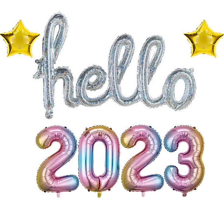 올리브파티 2023 신년 파티 풍선 세트 올리브파티 2023 신년 파티 풍선 세트