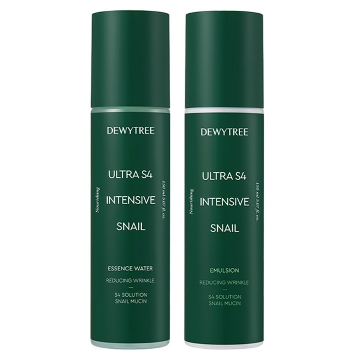 듀이트리 울트라 S4 인텐시브 스네일 에센스워터 150ml 에멀전 150ml, 1세트
