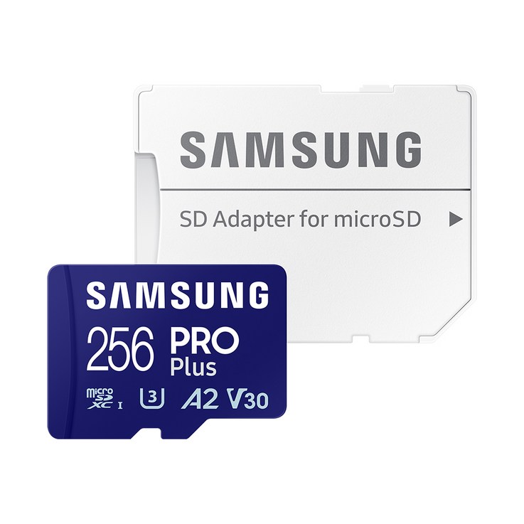 삼성전자 정품 마이크로 SD카드 PRO PLUS 256GB MBMD256SAKR 어댑터 R