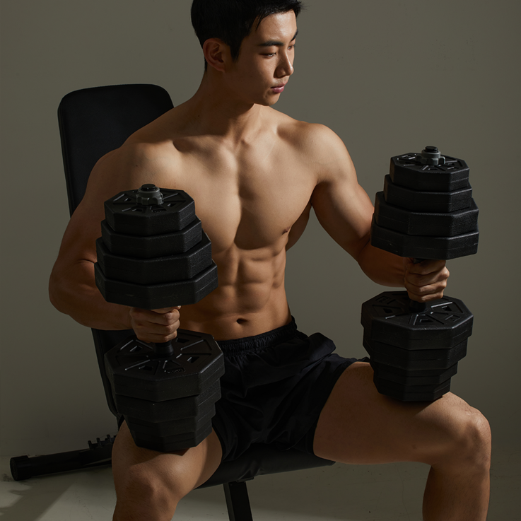 핏에이블 픽스 무게조절 덤벨 바벨 2in1 세트, 1개, 40kg