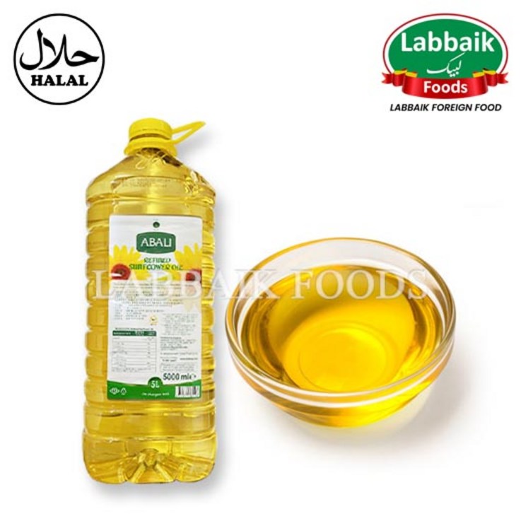 리파인드5 ABALI Refined Sunflower Oil 5ltr 정제 해바라기유