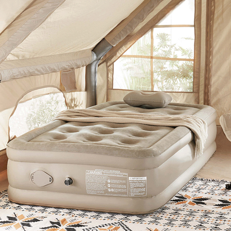 온라인원 어반카모 캠핑 자충 에어매트 야외 캠핑용 휴대용 침대 매트리스 베게 증정, 옵션B 40cm 1인용 매트