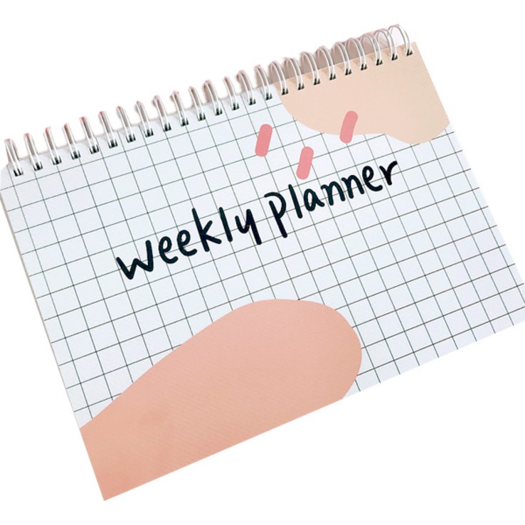 랄라예나 주간스케줄러 위클리플래너 ver.6 제본 72매  앞뒤표지  PP커버