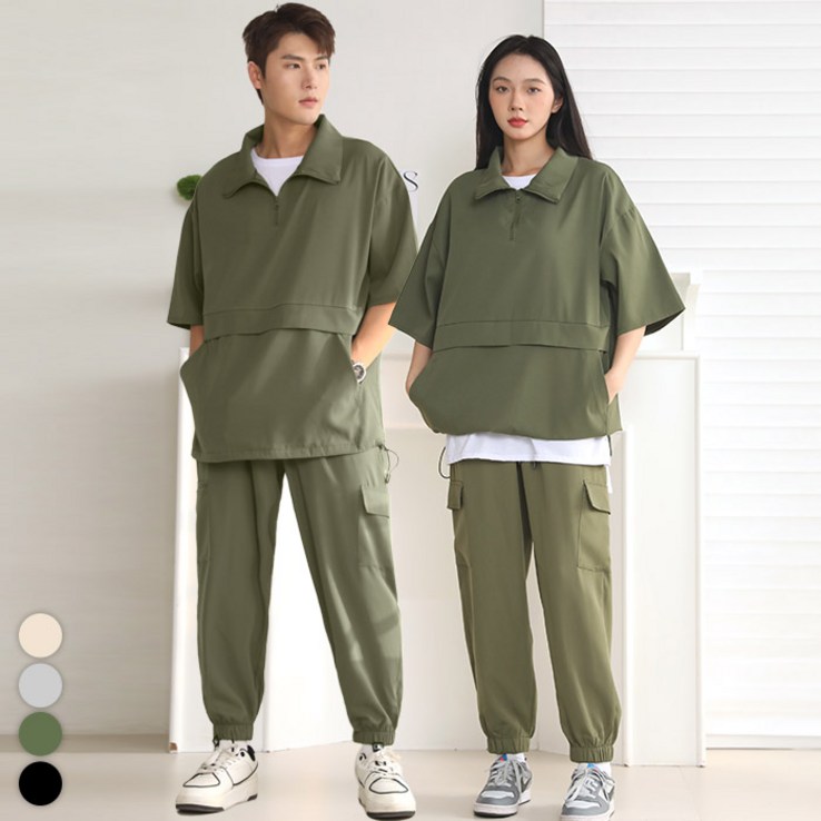 텐클로 빅사이즈 상의 90140 남녀공용 바람막이 반집업 반팔 아노락 조거 팬츠 트레이닝 상하세트 텐클로 빅사이즈 상의 90140 남녀공용 바람막이 반집업 반팔 아노락 조거 팬츠 트레이닝 상하세트
