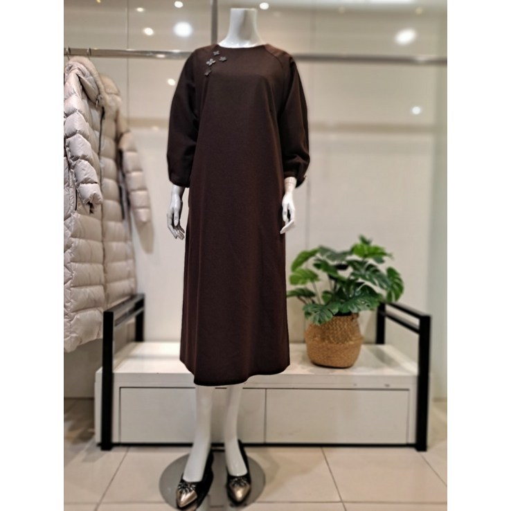 요하넥스벌룬비즈소매루즈핏원피스 J2D1D021186531