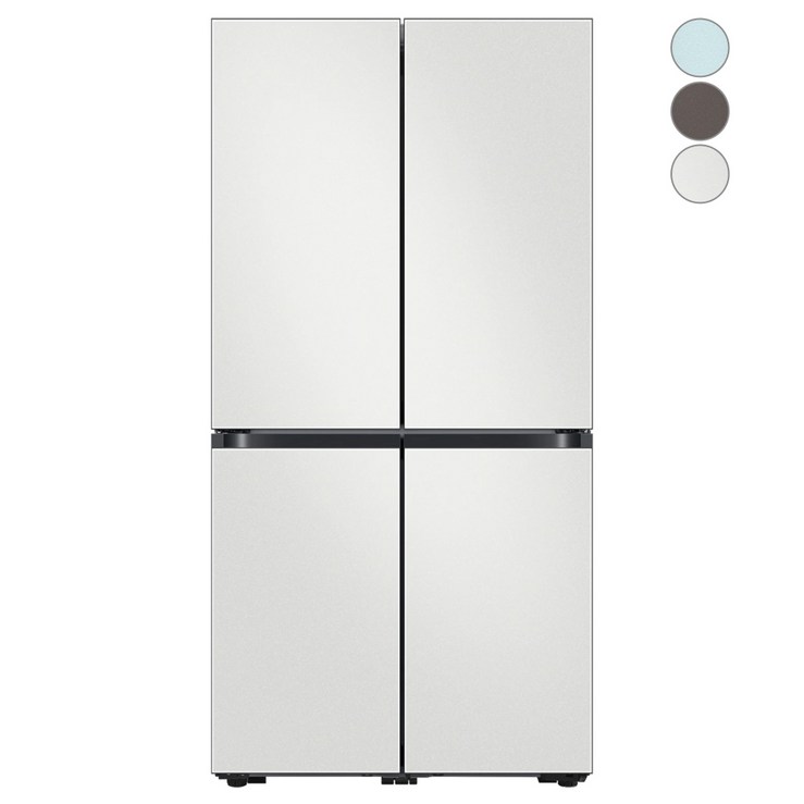 색상선택형 삼성전자 비스포크 4도어 냉장고 875L 방문설치