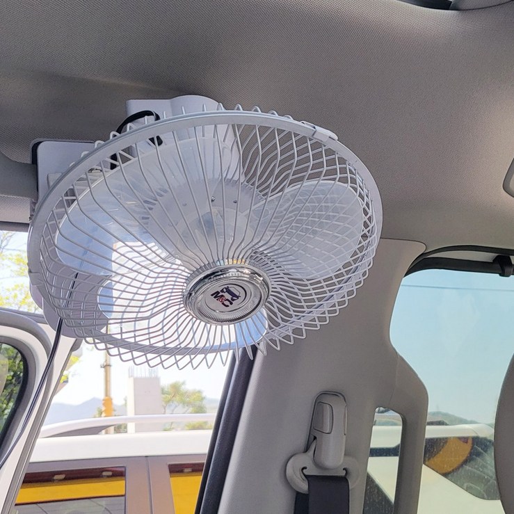 엠앤씨 카팬 차량용 선풍기 8인치  12V 24V 집게형흡착형