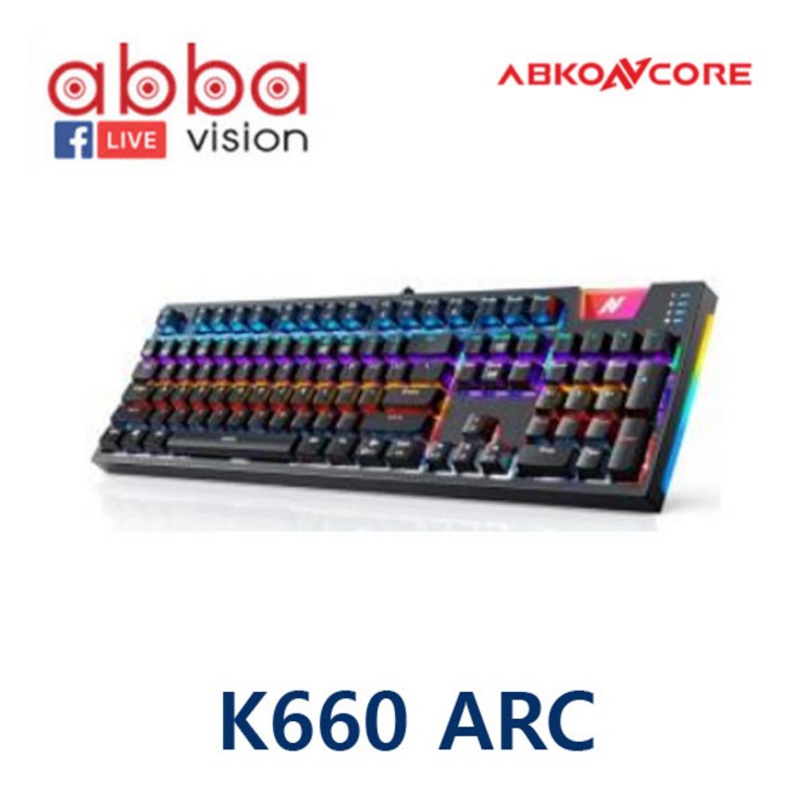 ABCO MECHANICAL GAMING KEYBORED K660, 단일색상, K660 ARC, 일반형