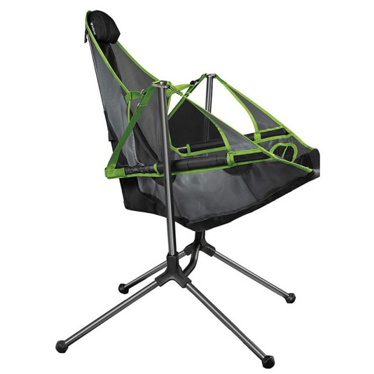 캠핑의자 야외 접는 흔들 의자 휴대용 자동 기대는 캠핑 낚시 비치 의자 정원 스윙 안락