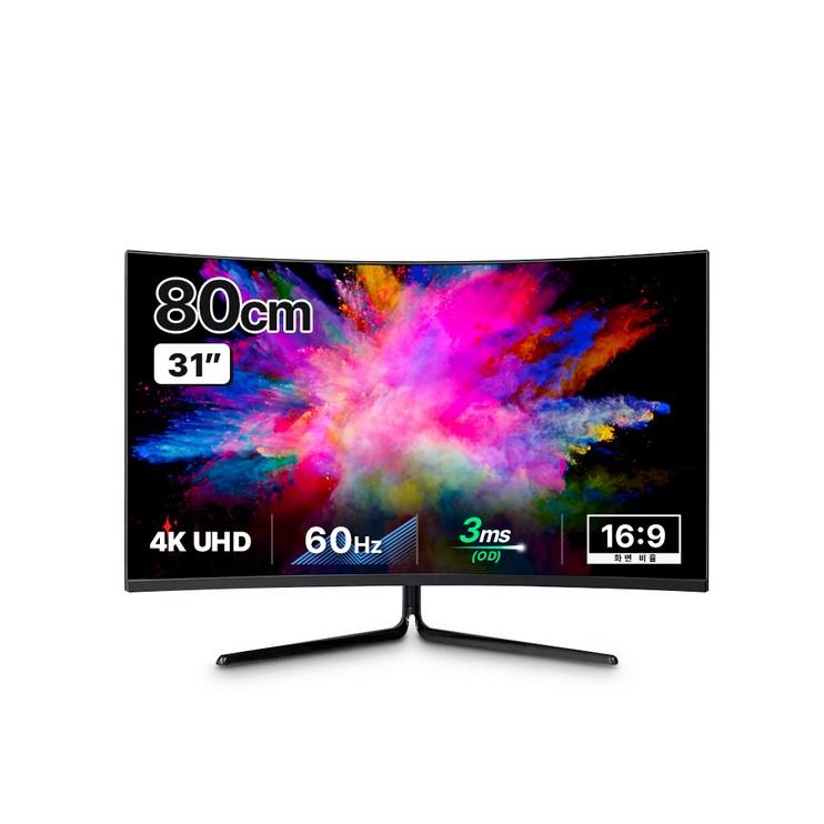 한성컴퓨터 4K UHD 1500R 커브드 모니터 한성컴퓨터 4K UHD 1500R 커브드 모니터