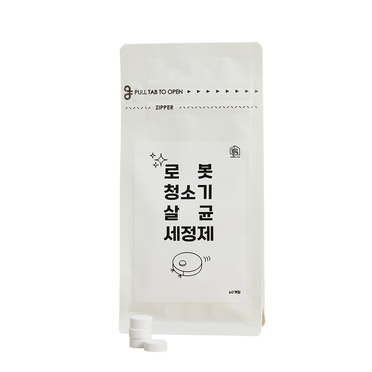 멋진공간 로봇청소기 살균 발포 고체 세제 로보락 에코백스 샤오미 드리미 호환