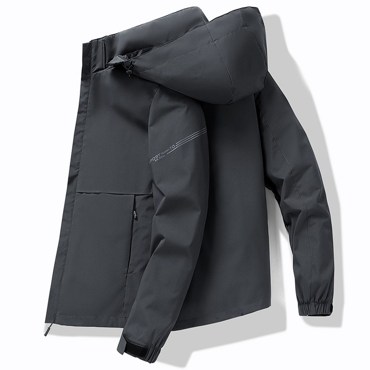 에버유어스 아웃도어 봄 가을 남성 후드 탈부착 방풍방수 바람막이 자켓 등산복 재킷 일상복 상의 2color