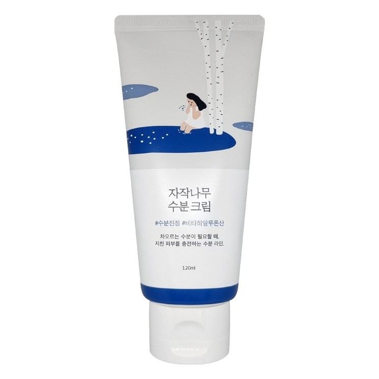 라운드랩 자작나무 수분 크림 대용량 120ml 수분강자