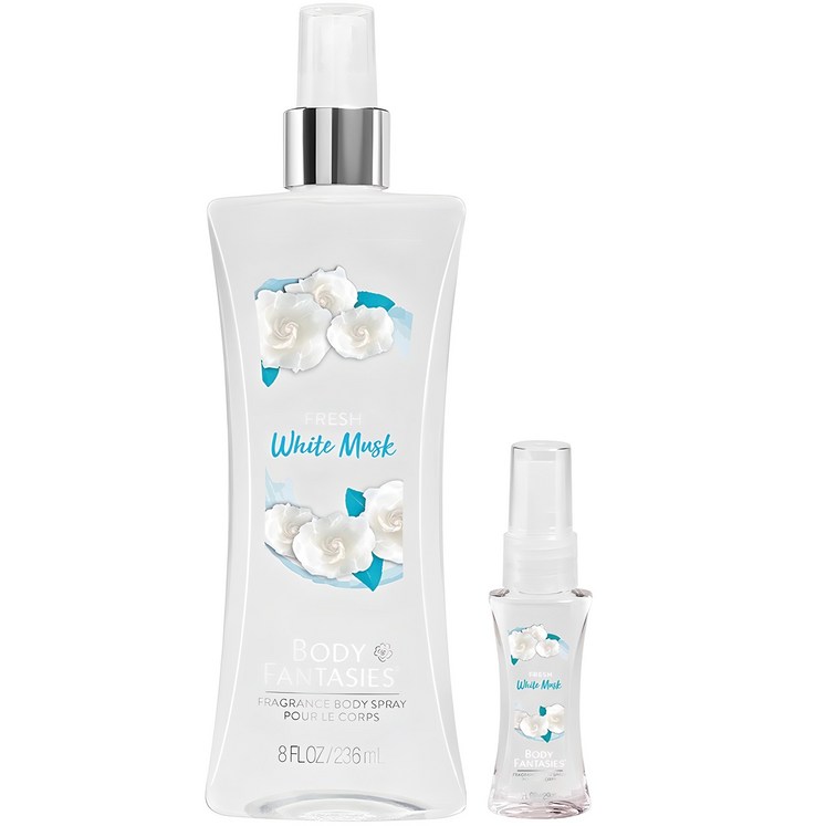 바디판타지 프레시 화이트 머스크 프래그런스 바디 스프레이 236ml  29ml