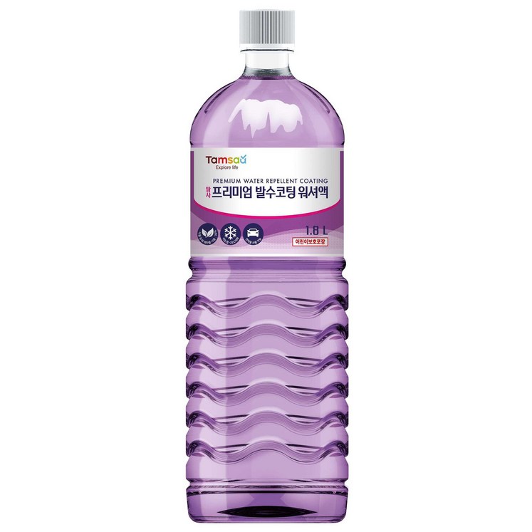 탐사 프리미엄 발수코팅 워셔액, 1.8L, 1개 탐사 프리미엄 발수코팅 워셔액, 1.8L, 1개