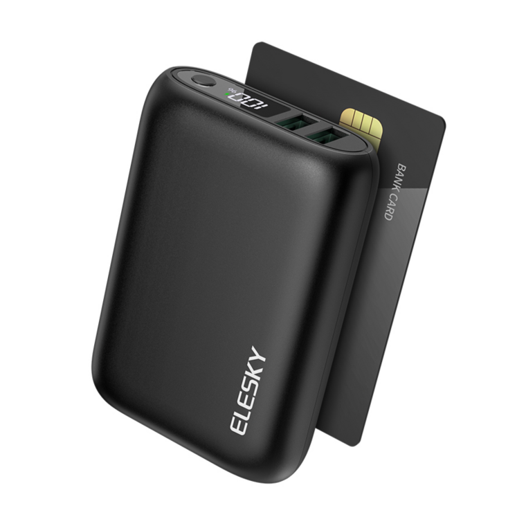 ELESKY엘스키 초미니 보조배터리 22.5W 고속충전 LED 잔량표시3개 멀티단자 10000mAh DB06