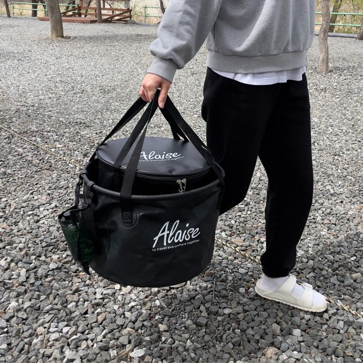 알래즈 캠핑 설거지통 가방 30L 건조망 세제통 와이어 설거지망 단독 사용가능 건조망세트, 블랙 알래즈 캠핑 설거지통 가방 30L 건조망 세제통 와이어 설거지망 단독 사용가능 건조망세트, 블랙