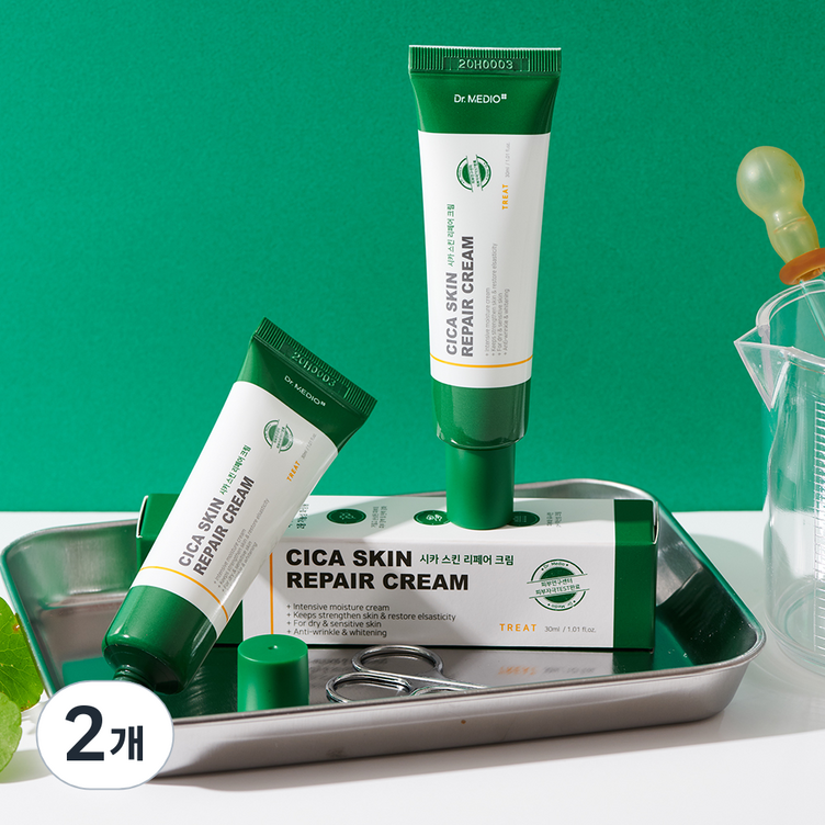 닥터메디오 시카 스킨 리페어 노니 지우개 크림, 30ml, 2개 닥터메디오 시카 스킨 리페어 노니 지우개 크림, 30ml, 2개