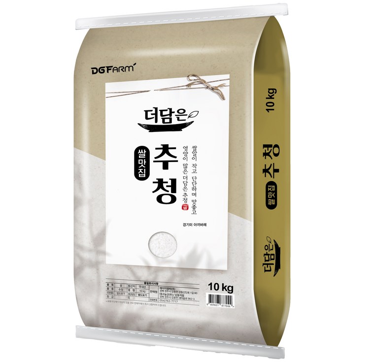 더담은 경기미 추청 아끼바레 쌀 특등급