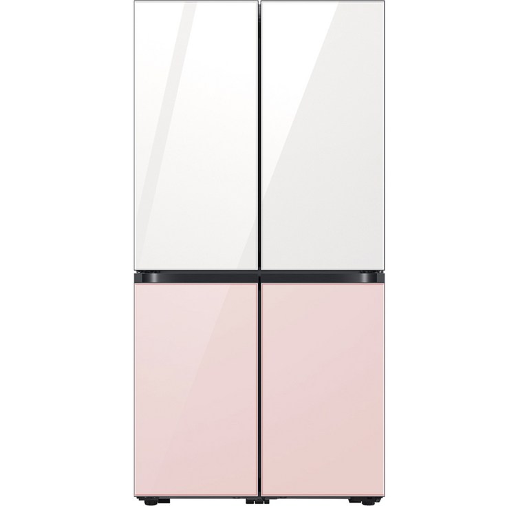 삼성전자 비스포크 4도어 냉장고 글래스 875L 방문설치