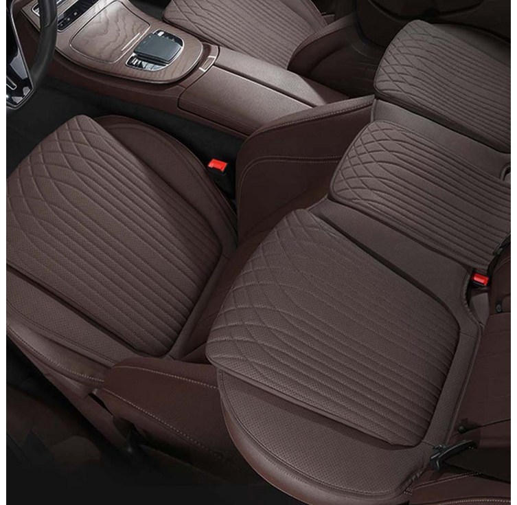 크로니클 프리미엄 크리페 차량용 방석 이염방지 운전석  조수석  뒷좌석 전체시트 커버 세트, 모카 브라운, 1세트