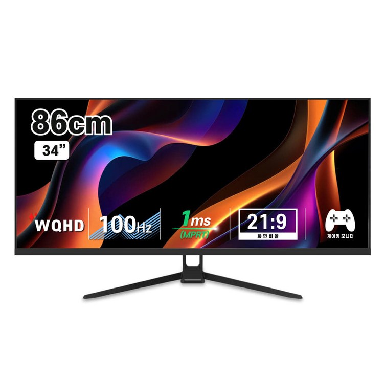 디엑스 UWQHD 34 울트라 와이드 모니터, 86cm, DX340WQ일반