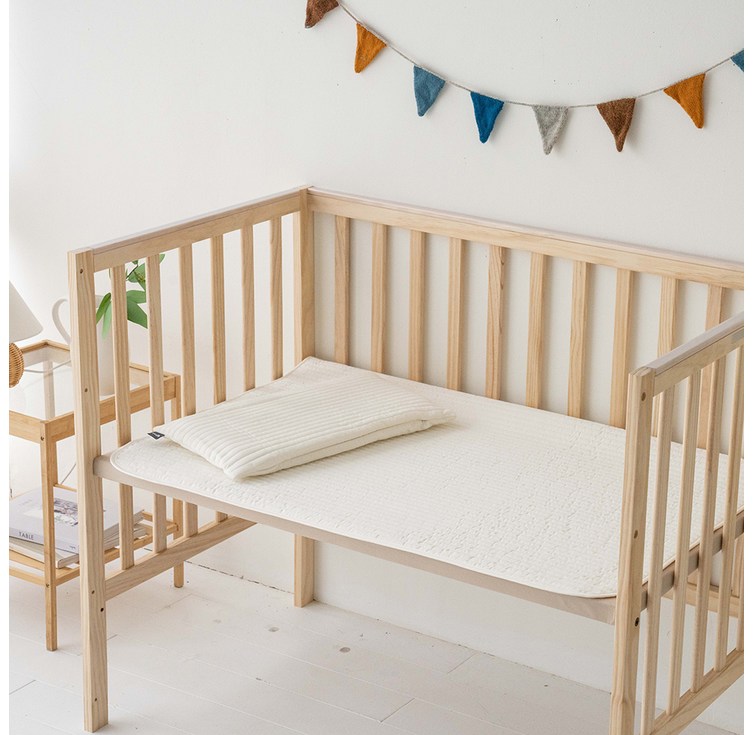 롤베이비 유아 플레인 줄누비 침대 패드