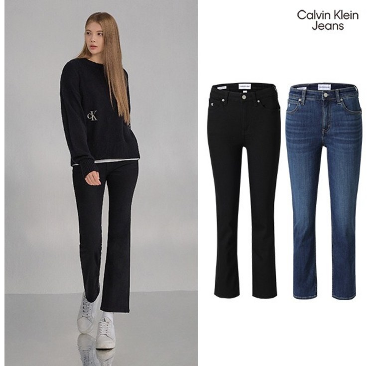 CK JEANS 23SS 캘빈클라인 바디 핏 데님 팬츠 여성 택1 CK JEANS 23SS 캘빈클라인 바디 핏 데님 팬츠 여성 택1