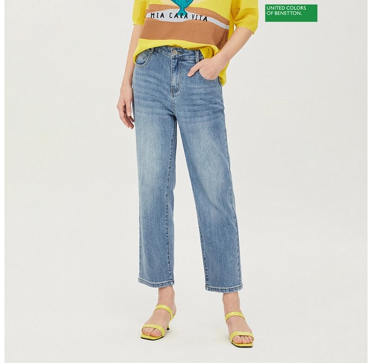 베네통 우주와펜 배기 데님 팬츠 BADP15411 2252320