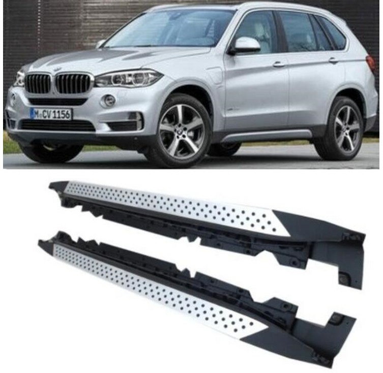 bmw 발판 품질 알루미늄 합금 자동차 러닝 보드 사이드 스텝 바 가드 페달 x5 f15 2014