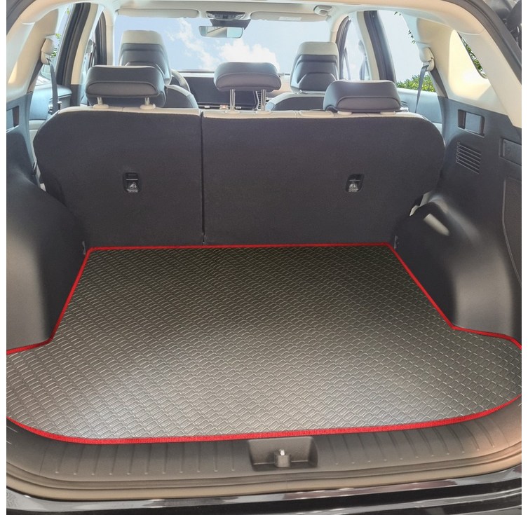 아이빌 더뉴 그랜저 IG 자동차 트렁크 PVC 고무매트, 레드테두리, 휘발유19년, 현대