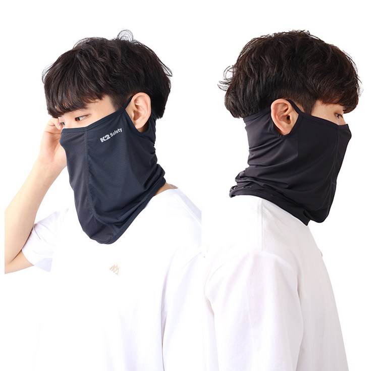 K2 SAFETY 쉴드마스크 2개입, 다크네이비