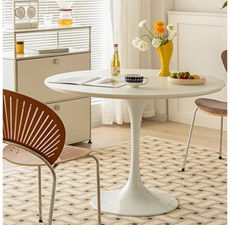 로얄다이아 카페 라운드 테이블 원형 탁자 식탁 타원형 홈카페 티테이블