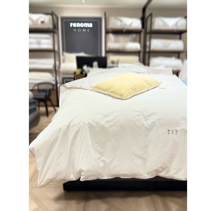 레노마홈 강서점 코모도 구스 차렵이불 폴란드 거위털 솜털8 깃털2