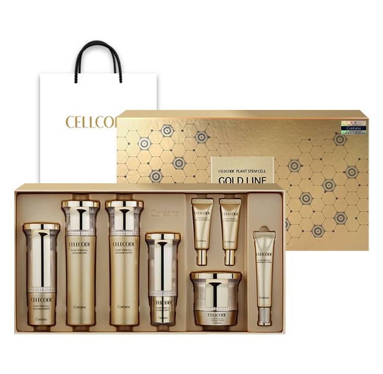 코리아나 셀코드 골드라인 8종세트 쇼핑백  사은품증정, 1세트