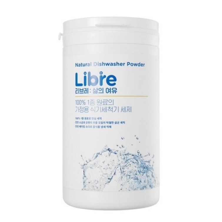 리브레 식기세척기 전용 세제 1kg 100 1종원료, 1kg, 1개