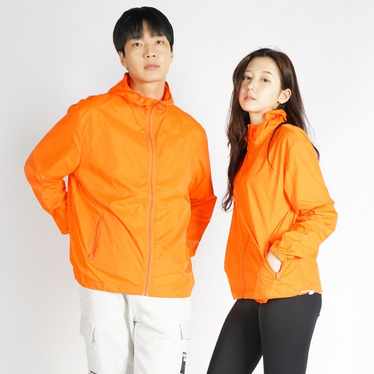 여기잠깐 남여공용 초경량 얇은 바람막이 자켓 점퍼 여성 등산 런닝용 자외선 차단 필라테스 요가 운동 윈드브레이커