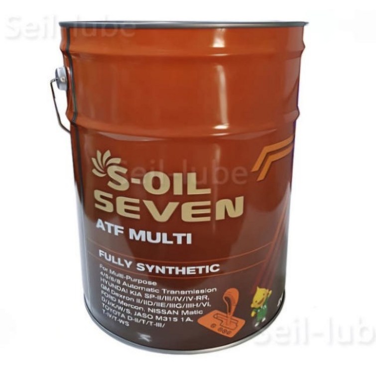 SOIL 세븐 ATF 멀티 20L 6단 8단 100합성 오토미션오일 앨리슨 TES 295 389, 모비스 SP4 RR, GM 덱스론6, 닛산 매틱 S D J 봉고3 포터2